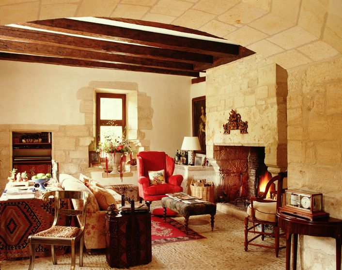 Private Lives Interior Design Portfolio -  International - French ancestral chateau