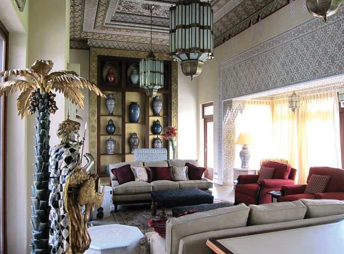 Private Lives Interior Design Portfolio -  International - Moroccan artistry and modern comfort